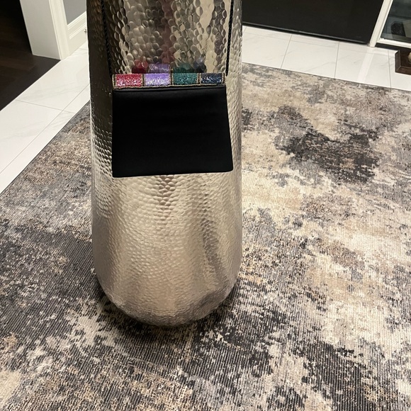 Vintage 💎1980s 💎Jewell toned beaded Art 💎Deco evening cross body bag 💎 - Picture 10 of 17